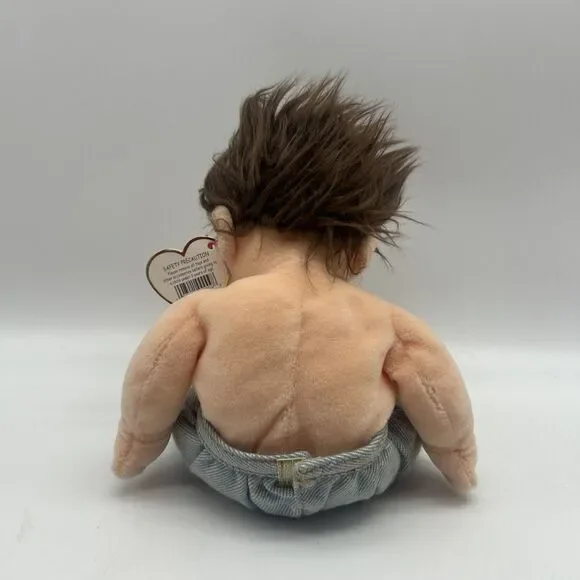 Vtg TY Beanie Doll Toy Tumbles Kids 10 inc Stuffed Plush 1993 2000 - Picture 3 of 7